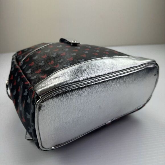 Disney Mickey Mouse Mini Backpack Blue Red Silver - Picture 9 of 16